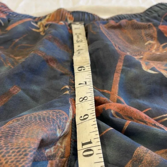 714 VINTAGE Ralph Lauren Polo classic Sport Blue Nylon Drawstring Shorts Size M - Picture 5 of 13